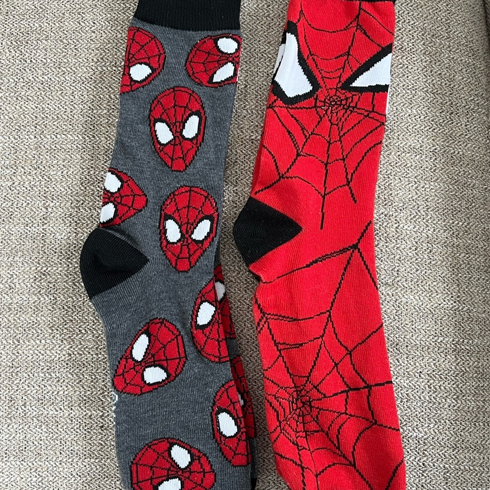Marvel Spider-Man Graphic Socks 2 pairs.
